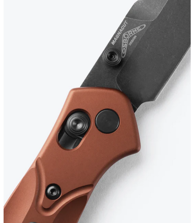 Benchmade Mini Osborne Reverse Tanto Burnt Copper Aluminum
