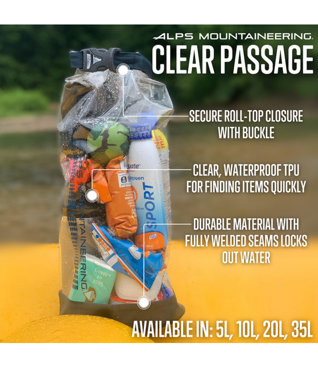 Alps Mountaineering Clear Passage 35L Dry Bag