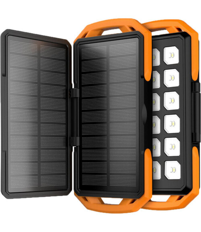 Switch Back 10,000mAh Solar Power Bank & LED Light Panel