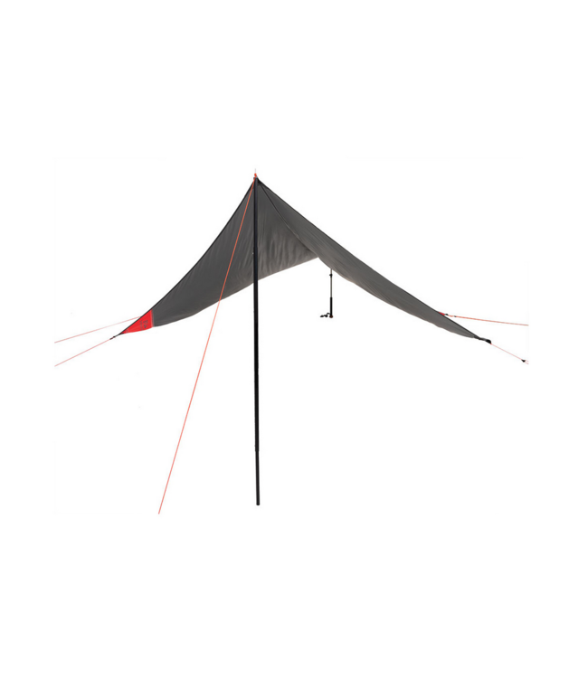 Alps Mountaineering Ultra Light Tarp Shelter Charcoal/Red