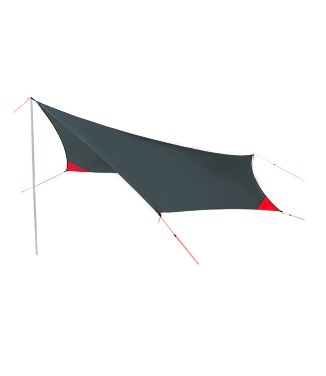 Alps Mountaineering Ultra Light Tarp Shelter Charcoal/Red