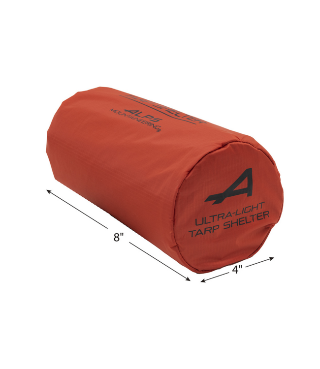 Alps Mountaineering Ultra Light Tarp Shelter Charcoal/Red