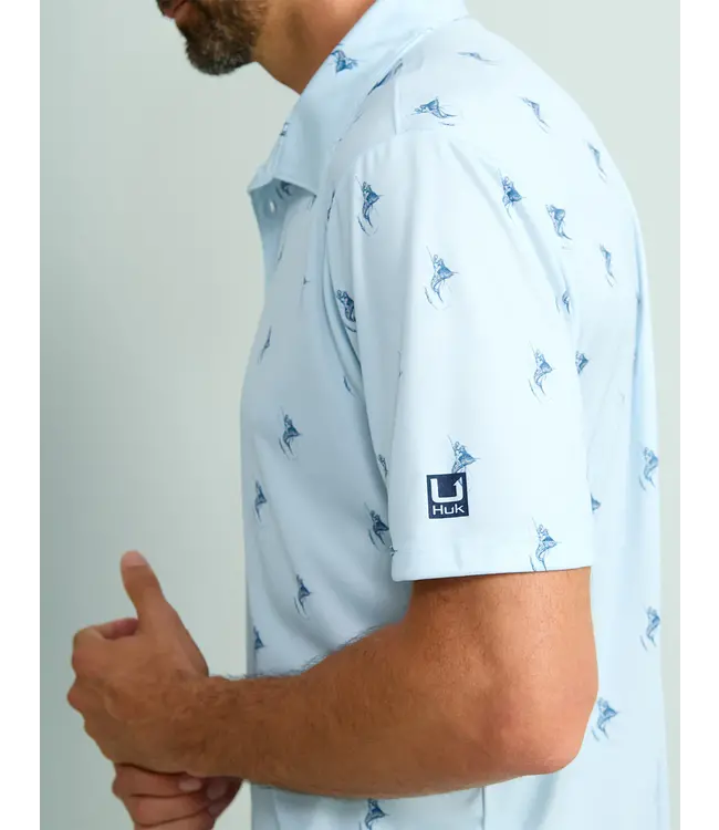 Huk Pursuit Printed Polo