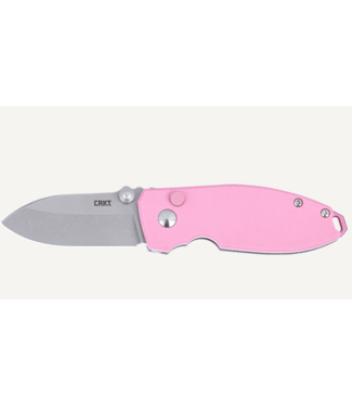 CRKT Knives Squid folding knife Button Lock Rose Quartz