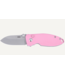 CRKT Knives Squid folding knife Button Lock Rose Quartz