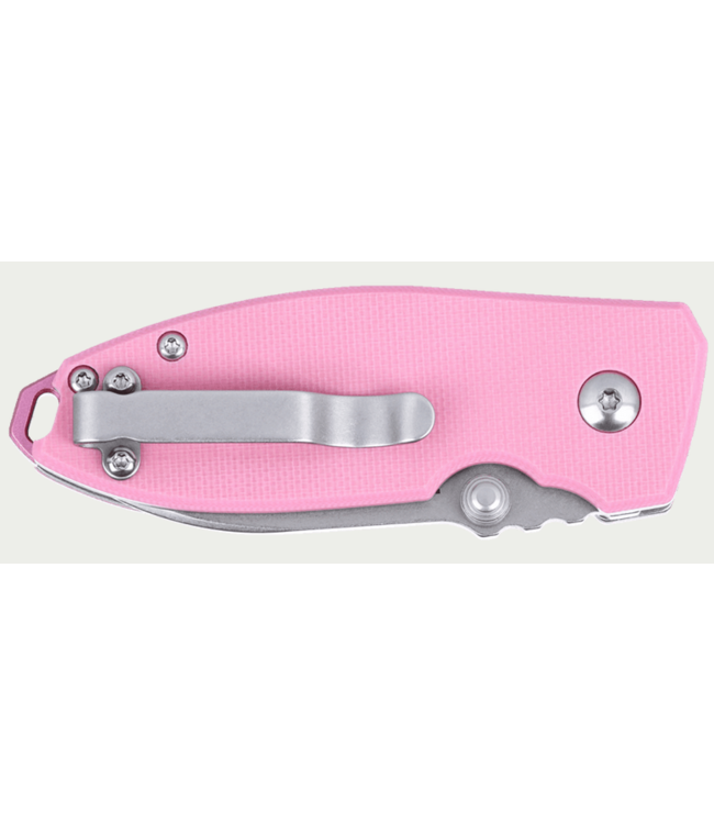 CRKT Knives Squid folding knife Button Lock Rose Quartz