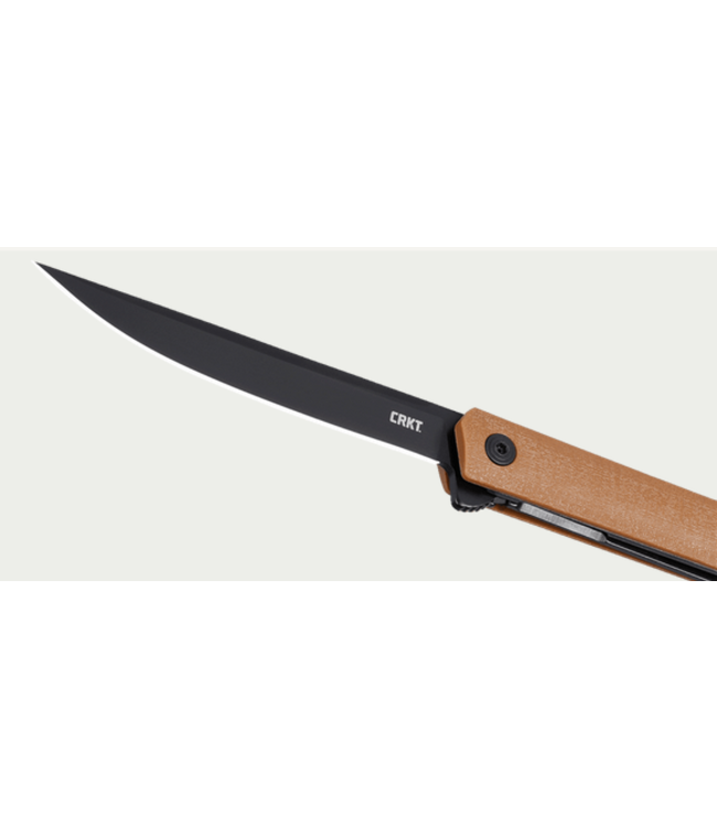 CRKT Knives CEO Flipper Folding Knife Desert Tan