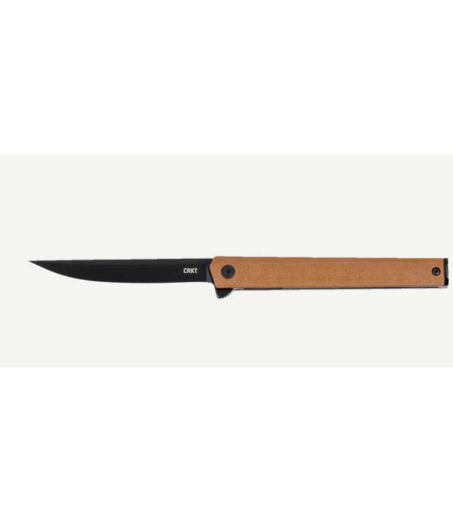 CRKT Knives CEO Flipper Folding Knife Desert Tan
