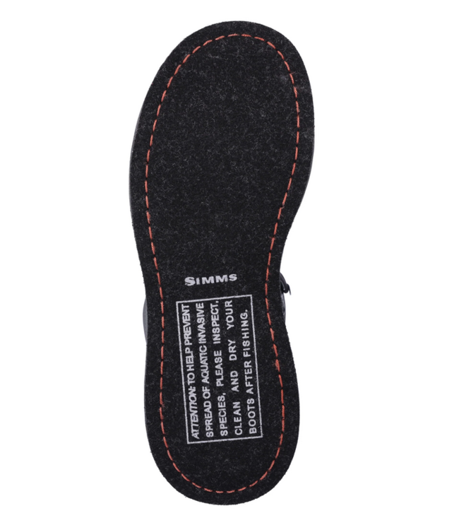 SIMMS Mens Freestone Boot Felt Gunmetal