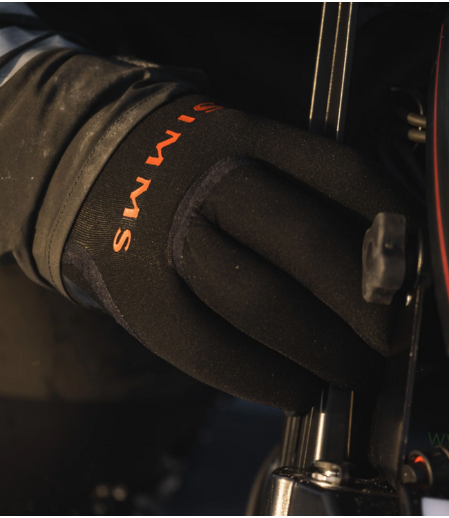 SIMMS ExStream Neoprene Fishing Glove Black