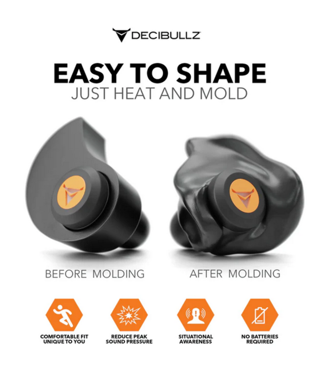 Moldable Percussive Filters Black