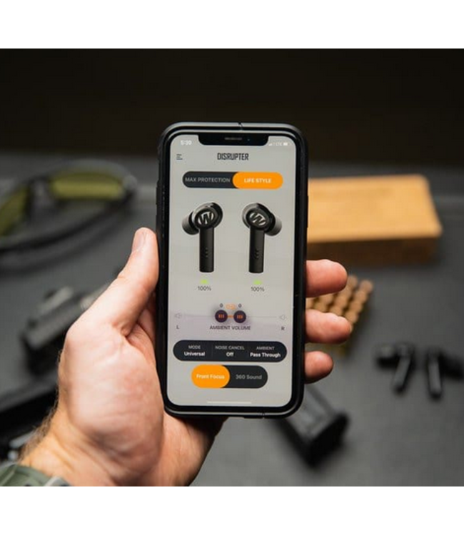 Walker's Disrupter Bluetooth Electronic Ear Buds