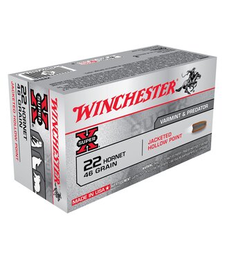Winchester 22 Hornet Ammunition 46gr HP