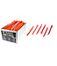 SE 9in Orange ABS Plastic Tent T-Pegs