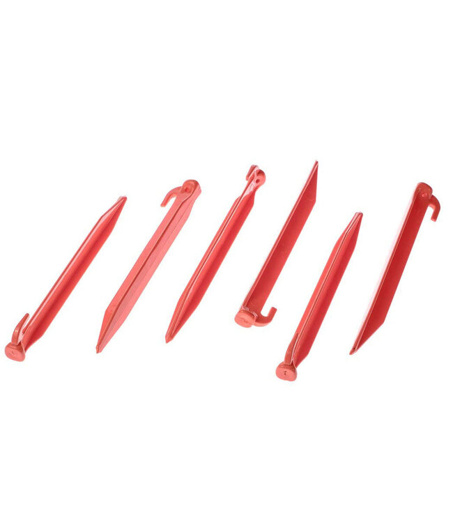 SE 9" Orange ABS Plastic Tent T-Pegs