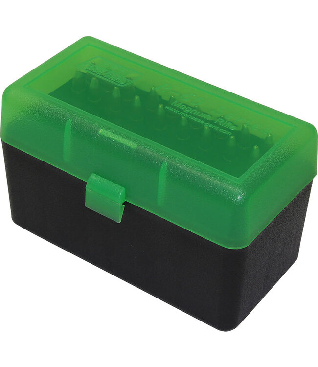 MTM R-50 Magnum Rifle ammo Box 50rd Flip Top
