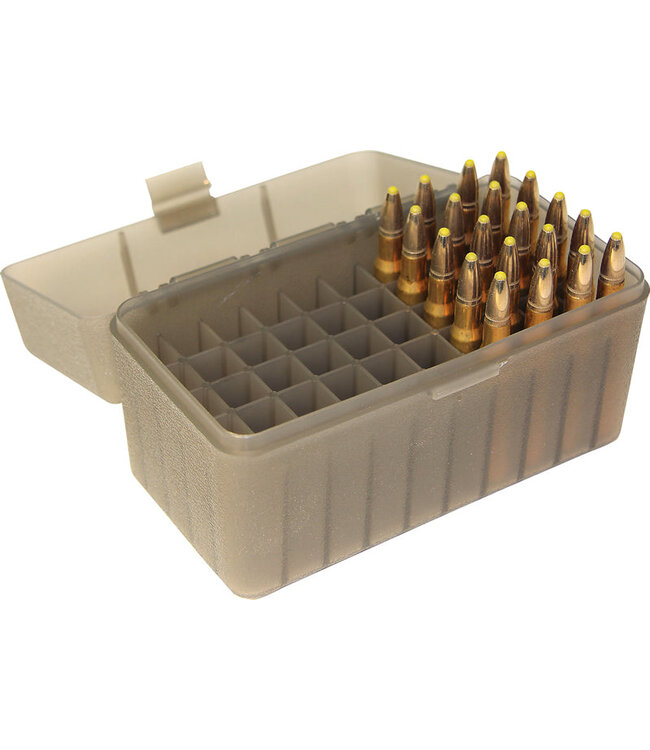 MTM R-50 Magnum Rifle ammo Box 50rd Flip Top