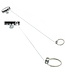 SE 1.5in Black Pull Key Reel w/ 28" Long