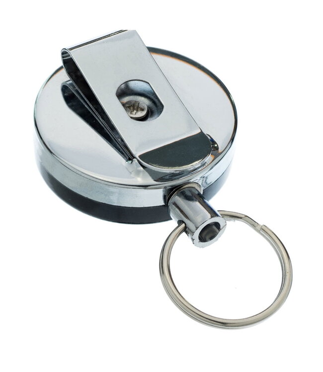 SE 1.5in Black Pull Key Reel w/ 28in Long