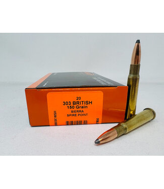 HSM HSM 303 British 150gr Sierra Spire Point 20 Rnds