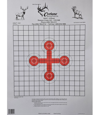 Corlane Branded CORLANE 50YARD TARGETS 4 FOR $4.00