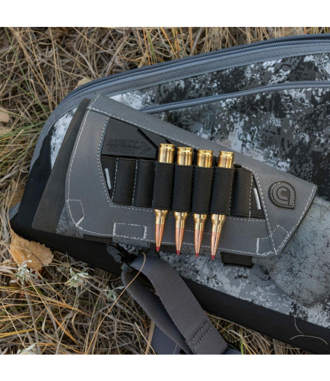Allen Next Shot Bridger Premium Buttstock Cartridge Carrier Grey