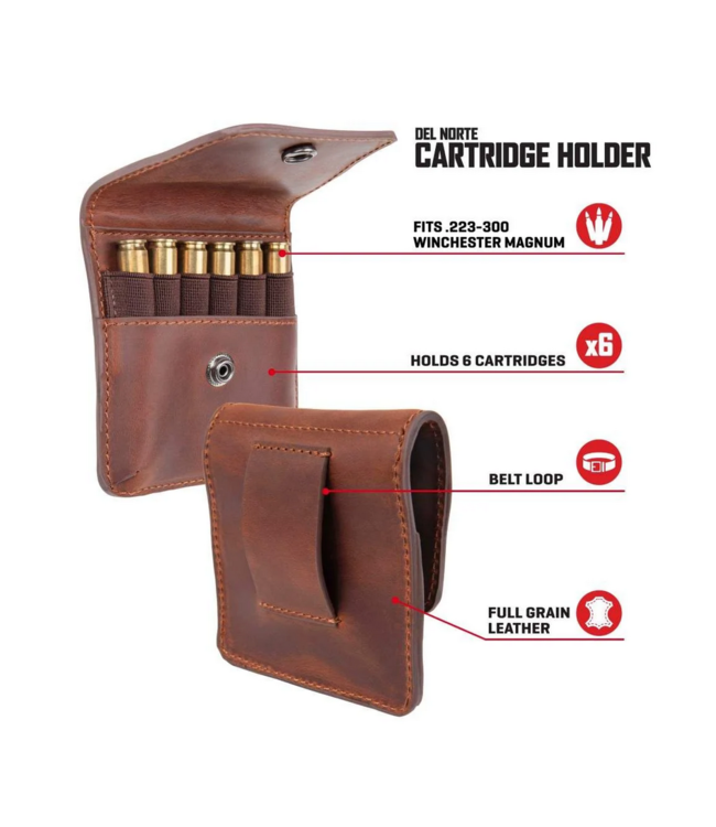 Allen Del Norte Cartridge Holder Belt Loop Full Leather