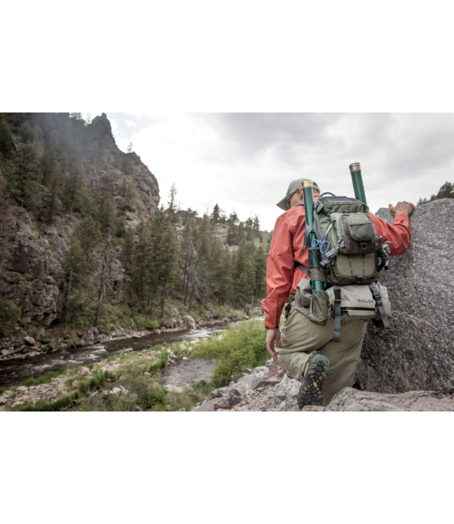 Allen Fryingpan River Convertible Fishing Pack Grey/Lime