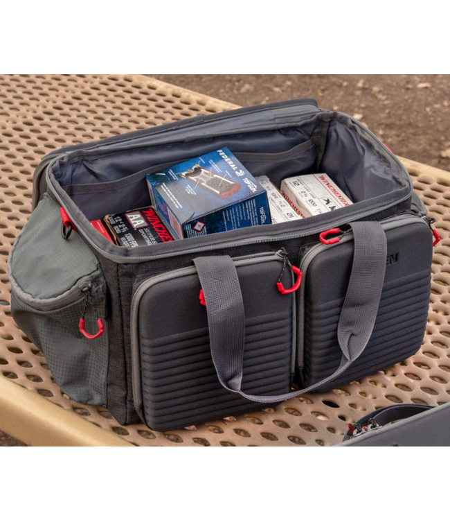 Allen Competitor Premium Range Bag w/Fold Up Mat Gray Molded