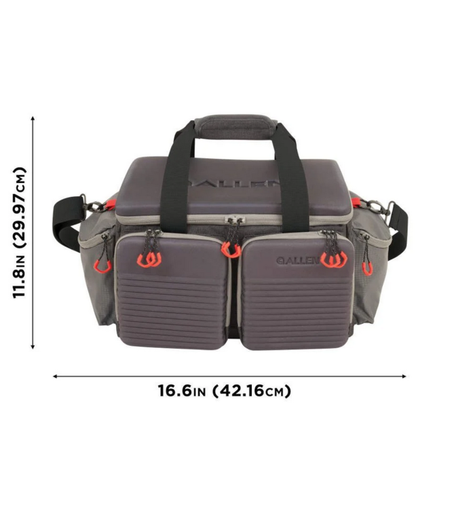 Allen Competitor Premium Range Bag w/Fold Up Mat Gray Molded