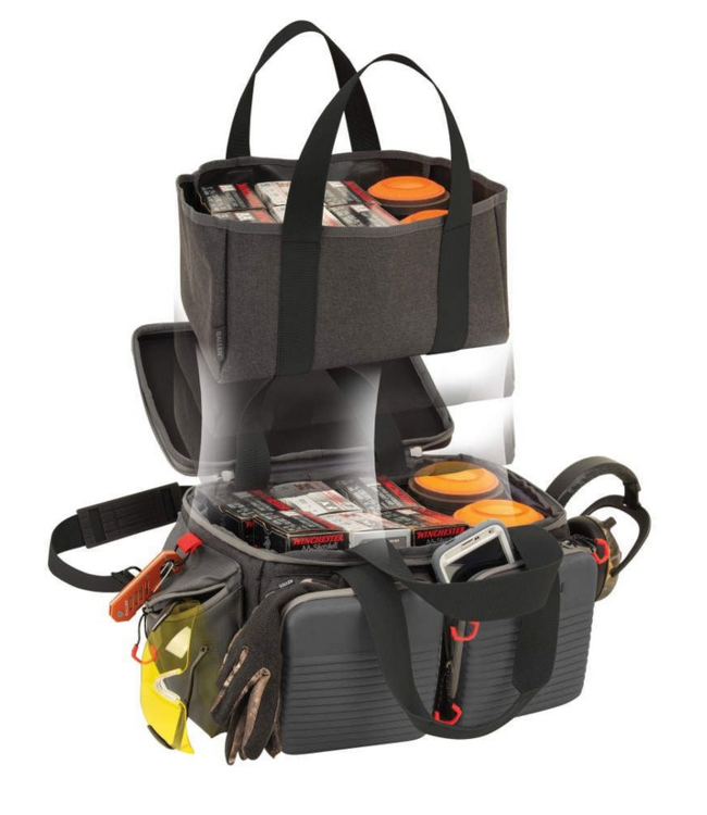 Allen Competitor Premium Range Bag w/Fold Up Mat Gray Molded