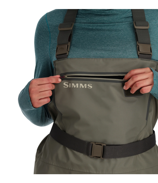 SIMMS Waders Women's Tributary Stockingfoot Basalt  PFAS FREE