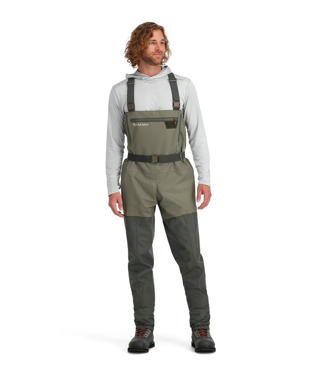 SIMMS Waders Mens Tributary Stockingfoot Basalt PFAS FREE