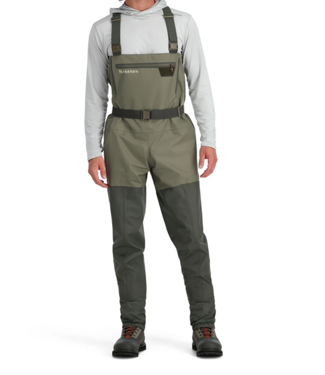 SIMMS Waders Mens Tributary Stockingfoot Basalt PFAS FREE