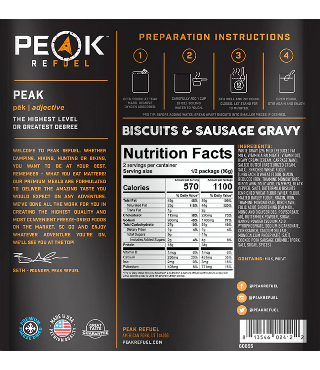 Biscuits and Sausage Gravy New