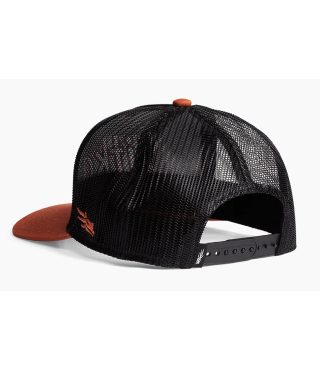 Sitka 90s Script Hi Pro Flat Bill Trucker Hat