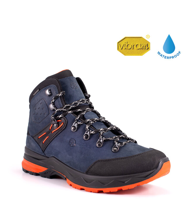 Redland Footwear Mens Fundy 6in Trecking Boot Navy/Marine