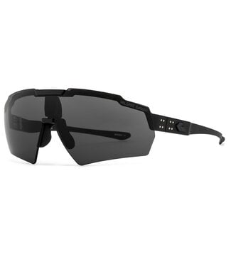 Gatorz BlastShield Shooting Glasses, MILSPEC Ballistic Lens, Smoke & Clear Bundle /Black