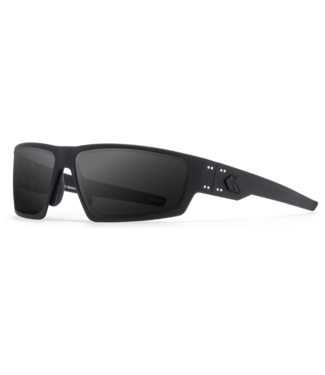 Gatorz Warhawk, Black, Matte Matte Black Logo, MilSpec Ballistic Smoke, w/ Anti-Fog