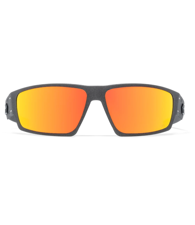 Gatorz Warhawk Sunglasses Graphite Matte Black Logo Digitally Optimized Polarized Opz Sunburst Graphite
