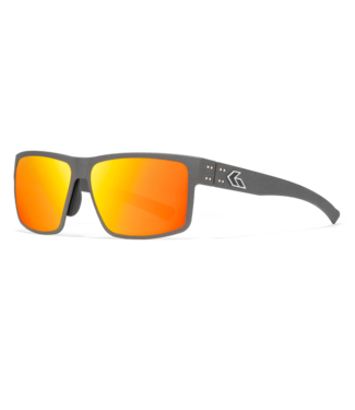 Gatorz Rig OPz Rose with Sunburst Mirror/Graphite with Silver Logo Frame Sunglasses