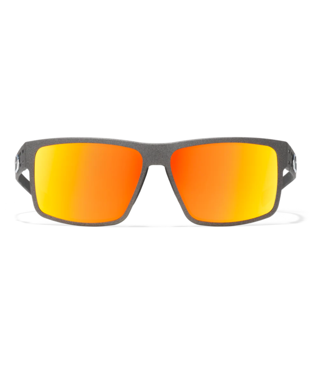 Gatorz Rig OPz Rose with Sunburst Mirror/Graphite with Silver Logo Frame Sunglasses