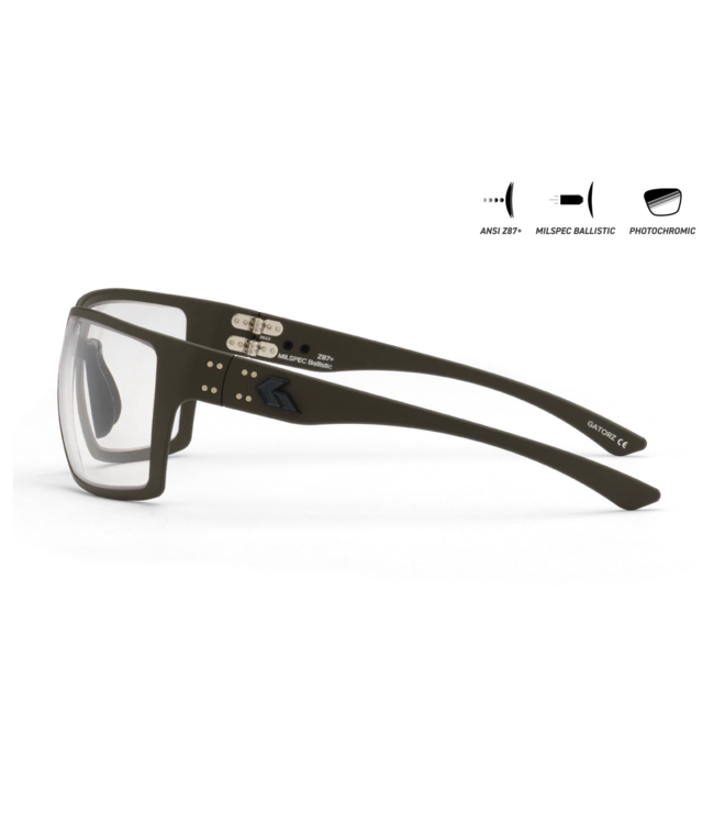 Gatorz Marauder MILSPEC Ballistic Sunglasses Photochromic w/Anti-Fog