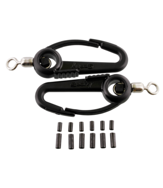 Scotty 1009 Swivel Hooks/Connectors 2 Lead Wt Swivel Hooks & 6 Connector