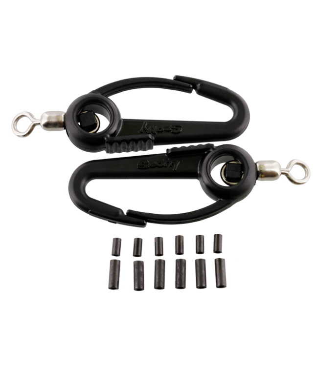 Scotty 1009 Swivel Hooks/Connectors 2 Lead Wt Swivel Hooks & 6 Connector