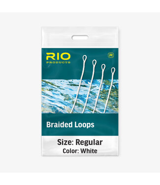 RIO BRAIDED LOOPS 4-PACK LARGE WHITE