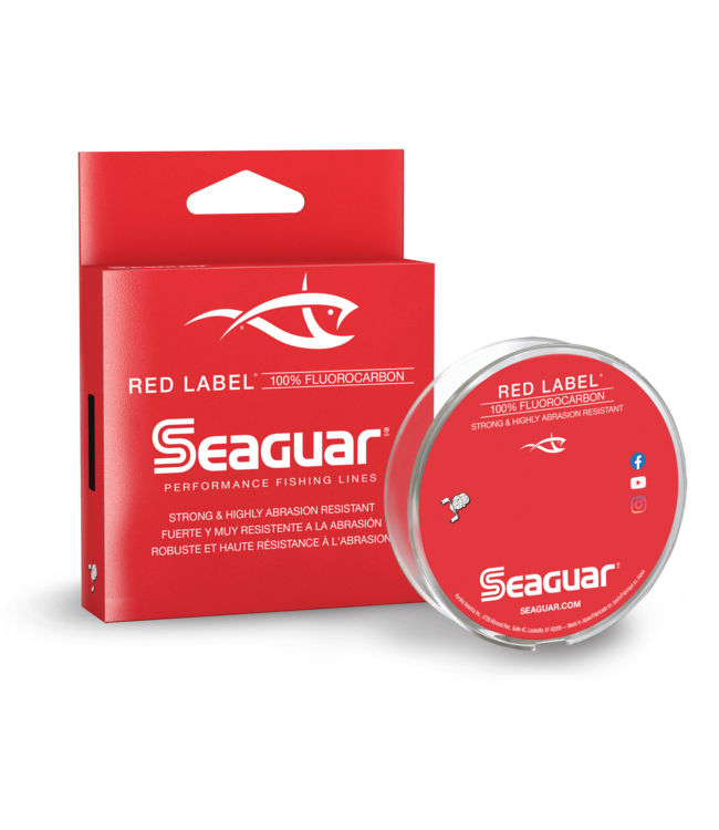 Seaguar Red Label 100% Fluorocarbon Main Line 200yd  #8