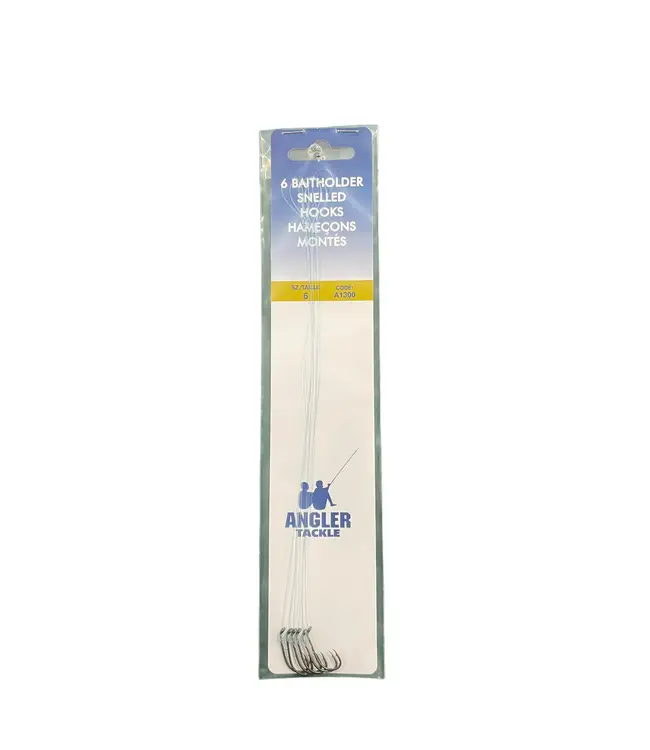 Angler BaitHolder Snelled Hook Size 6