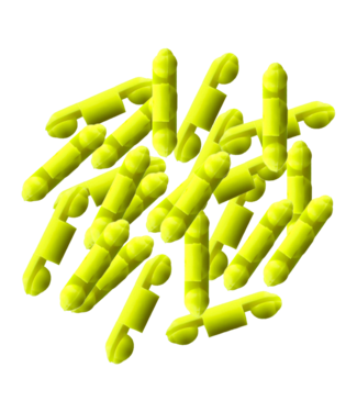 Scotty 1008-24-YL Stopper Beads Yellow 24 pk