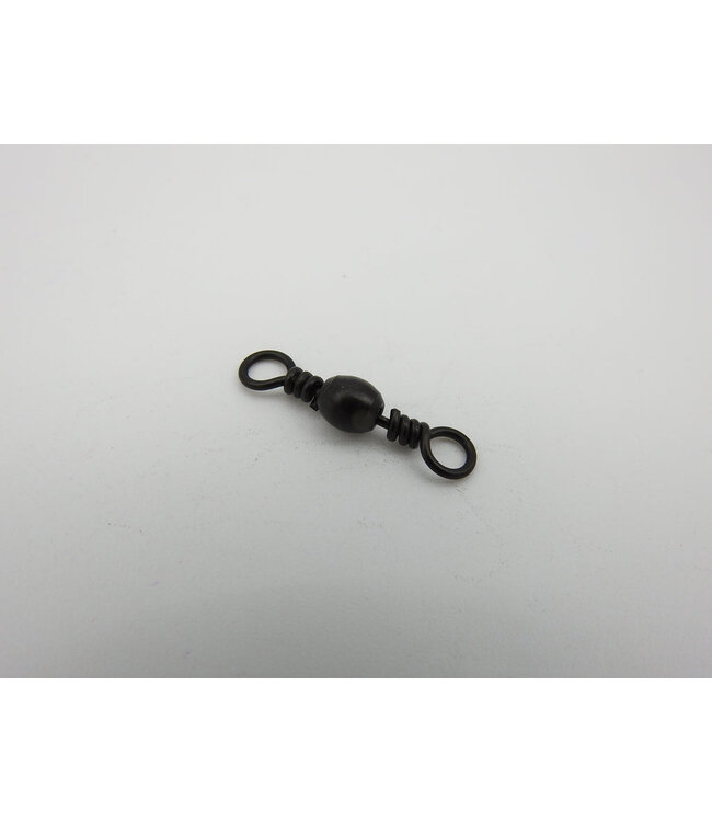 Angler F129B-1/0 Black Barrel Swivel#1/0, 4/pk